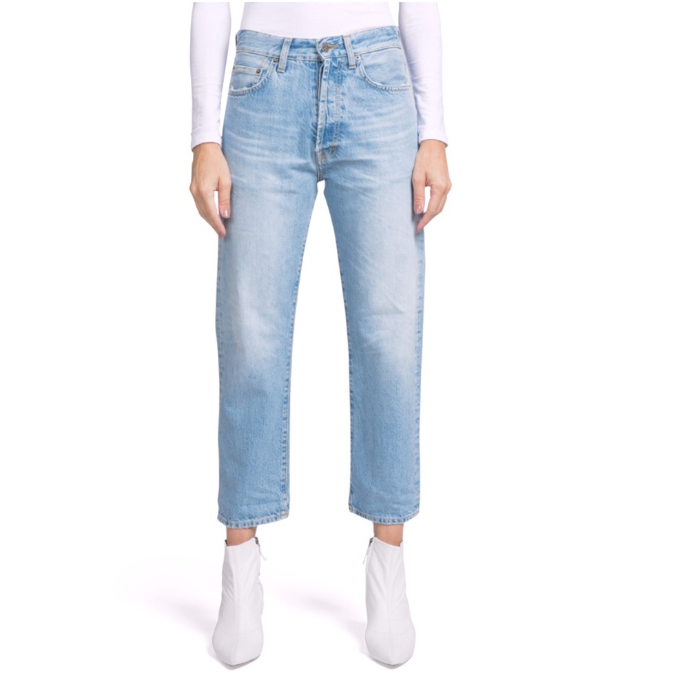 PRPS womens C10W Relaxed Straight Light Wash Boyfriend Denim Jean NWT 27